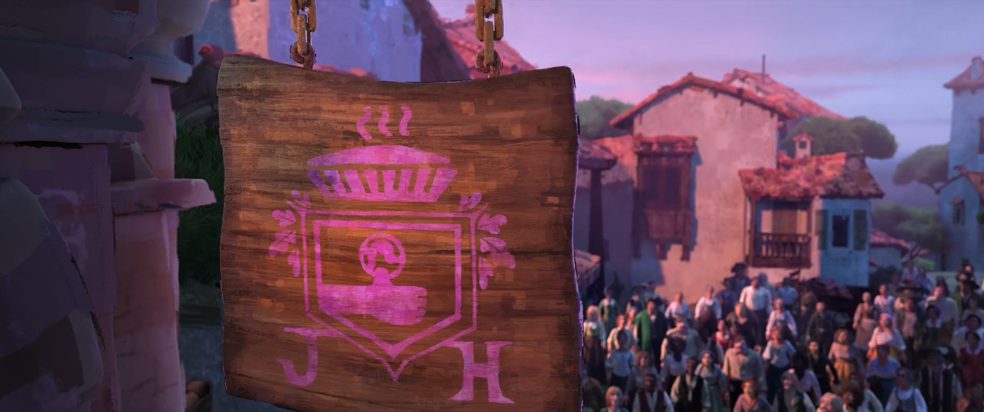 Jack Horner's bakery sign in Puss in Boots: The Last Wish.